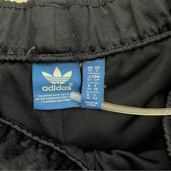 ADIDAS Couture Navy SuperStar Moscow Track Pant Textured Womens Size Small - Picture 5 of 10